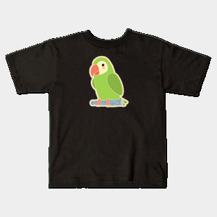 Cute Parrot - Green & Yellow Kids T-Shirt